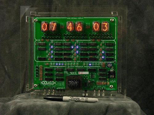 TTL Nixie Clock