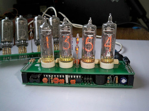 Warm Tube Nixie Clock