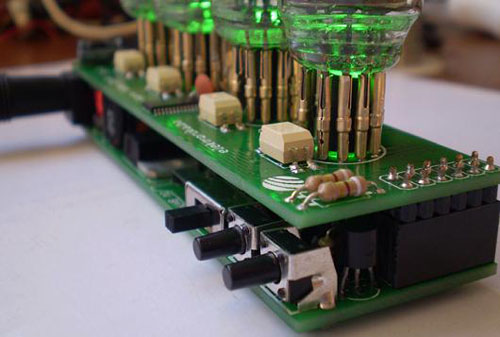 Warm Tube Nixie Clock