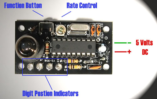 Single Tube Numitron Clock VTA Decadecounter