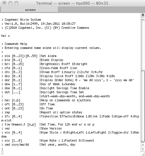 Cogwheel Terminal