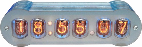 top view manuela nixie clock