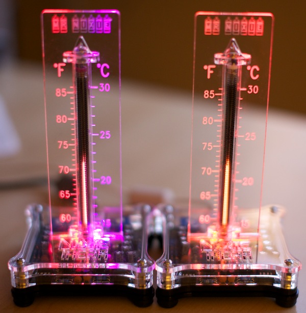 Nixie Therm Nixie Neon Thermometer