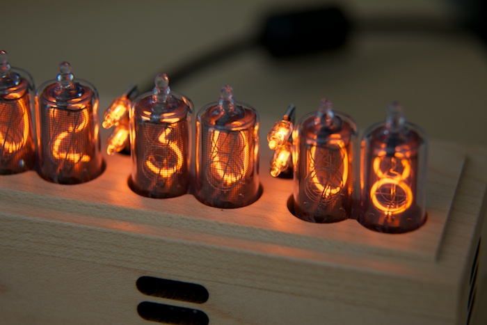 6 digit wood nixie clock