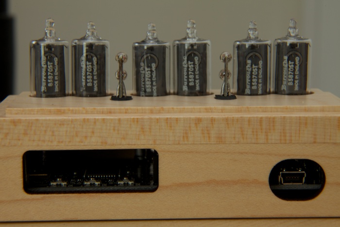 6 digit wood nixie clock