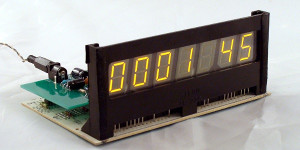 Pinball Panaplex 7 segment clock
