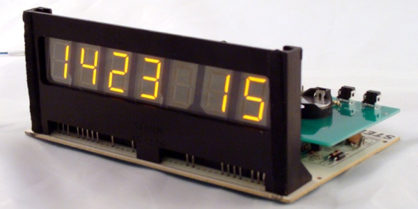 Pinball Panaplex 7 segment clock