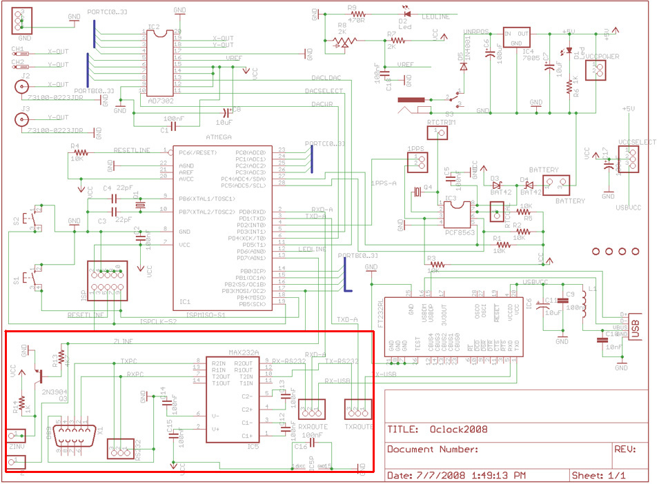 RS232 circuit