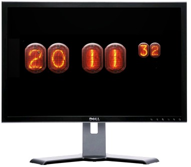 Nixie Clock Screen Saver