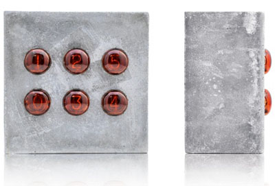 Concrete Nixie Clock