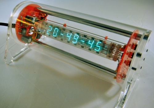 IV-18 Tube Clock